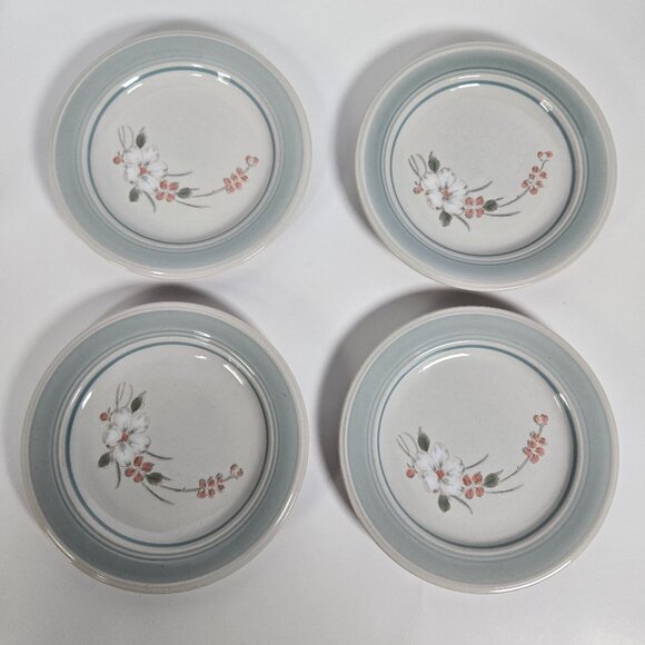 Impressions By Daniele Riverside Stoneware 4 Desert plates. - Picture 1 of 5